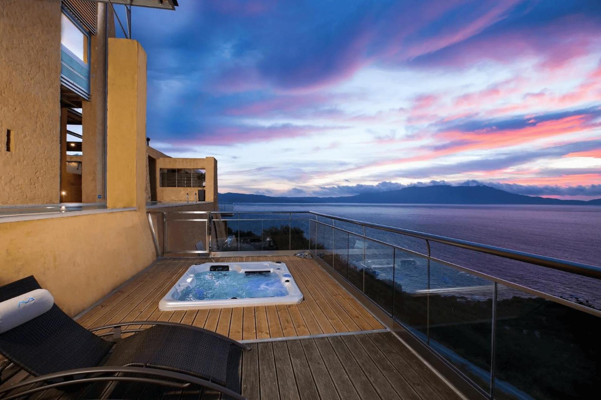Beachfront Ravdoucha Epavlis Eleni Villa - Pool, Hot Tub, Gym, Sauna, Private Parking, Wifi Χανιά Εξωτερικό φωτογραφία